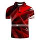 Men's Polo Shirt Tennis Shirt Golf Shirt Graphic Collar Shirt Collar Red Blue Green Gray Plus Size Daily Going out Short Sleeve Clothing Apparel Exaggerated Basic