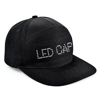 LED Costume Hats LED Caps Display APP Programmable LED Message Display Hats Luminous Flashing Baseball Cap Cool Party Hat Messages Scrolling LED Hats And Caps