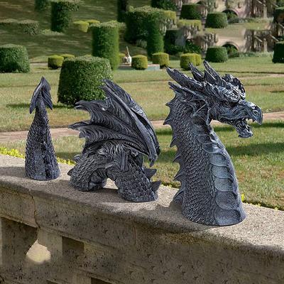 Dragon Garden Decoration Resin Dragon Statue Decorations Resin Dragon Jardin Garten Decor Easter Garden Decor Home Accessorie