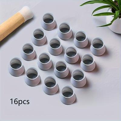 16PCS Simple Non-Slip Noise Reduction Chair and Table Leg Pads: Silicone Pads for Chair, Stool, and Sofa Legs, Protect Floors and Reduce Noise