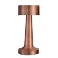 Restaurant Bar Table Lamp Metal Classical LED Table Lamp Eye Protection Hotel Restaurant Bedside USB Charging Touch Bar Control and Stepless Dimming