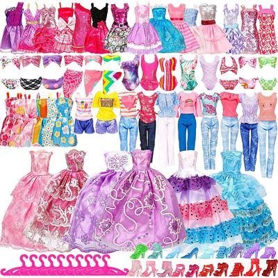 Pink Doll Clothes And Accessories,30cm Yitian Doll Clothes Girl Toy Princess Accessories Doll Clothes Accessories