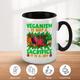 1pc 11 Oz/330ml Fun Coffee Mug. Vegan Tea Mug/water Mug. Suitable For Office/home Life/party Gifts/wedding Gifts/holiday Gifts Perfect Birthday Gifts Hand Wash Only Reusable Ceramic Coffee Mug V