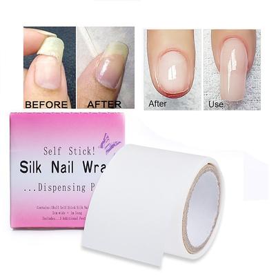 Silk Nail Wrap Adhesive Nail Protector Wrap UV Gel Nail Art Reinforce Tool Nail Care Manicure Accessories