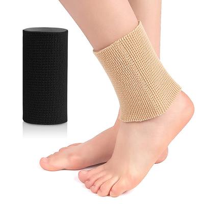 Figure Skating Hand Guard Silicone Ankle Guard SEBS Palm Ankle Guard Men's and Women's Elastic Compression Sports Foot Guard Rear Guard
