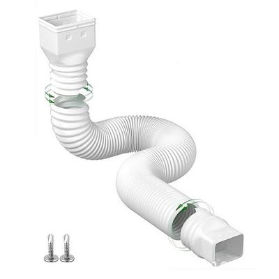 Rain Gutter Drain Extension, Flexible Drain Extension Connector, Rainwater Drainage Pipe Connector