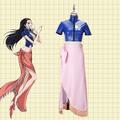 Inspired by One Piece Film: Red Nico Robin Anime Cosplay Costumes Japanese Halloween Cosplay Suits Top Skirt For Women's