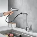 Waterfall Kitchen Faucet, 2023 Latest Centerset Faucet for Kitchen Sink, 3 in 1 Multi-functional Single Handle One Hole Pull out Cylinder Spout Kitchen Taps, Ceramic Valve Insides