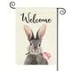 Easter Garden Flag 12x18 Inch Double Sided Easter Bunny Small Seasonal Easter Flag Yard Outdoor Flag Decoration