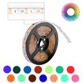 Music Control LED Light Strip 1M 2M 3M 4M 5M 5050 RGB SMD 30 LEDs Per Meters Tiktok LED Strip Lights with IR 24 Key Controller USB Port DC5V