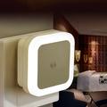 Auto-Sensing Touch Night Light for Baby Room Bedroom Corridor Bedside Light Control Intelligent Sensor Mini Square Lamp US Plug EU Plug