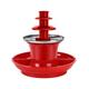 3 Layer Electric Chocolate Fondue Fountain DIY Handmade Automatic Chocolate Melting Tower with Fruits/Nuts/Treats Serving Tray