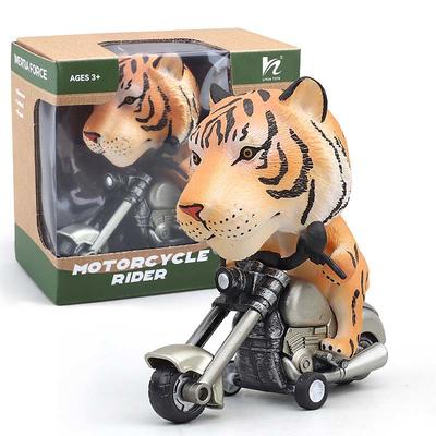 Children's Toys 19 Hand-Painted Inertia Motorcycle Simulation Dinosaur Animal Locomotive Model Toys