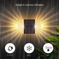 LED Solar Wall Lamp Shell-Shape Outdoor Waterproof Courtyard Fence Lamp Garden Wall Lamp Household Outdoor Light Controlled Street Lamp