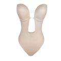 corsetto tute da donna sexy corsetto overbust backless pancia controllo push up colore puro non specificato spandex festa di nozze festa discoteca autunno inverno beige