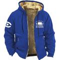 Per uomo Stampe astratte Felpe Manica lunga Felpe Con cappuccio Giornaliero Informale Per eventi Da mare Autunno inverno Bianco Blu Marrone Abbigliamento progettista S M L XL XXL 3XL