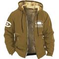 Per uomo Stampe astratte Felpe Manica lunga Felpe Con cappuccio Giornaliero Informale Per eventi Da mare Autunno inverno Bianco Blu Marrone Abbigliamento progettista S M L XL XXL 3XL