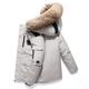 Per uomo Cappotto invernale Giacca invernale piumino Parka 90% piumino d'anatra bianca Antivento Caldo Inverno Nero Bianco Rosso Piumino