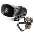 12v allarme auto tromba d'aria tone sound car sirena di emergenza car siren horn mic pa sistema di altoparlanti amplificatore di emergenza hooter 60w 110db