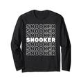 Snooker Geschenke für Billard Pool Spieler Männer Frauen Snooker Langarmshirt