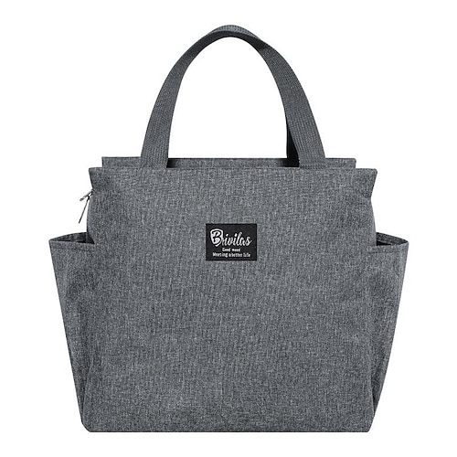 borsa per il pranzo borsa per il pranzo isolata borsa riutilizzabile borsa per il pranzo per donna uomo, borsa termica termica ideale per viaggi in ufficio, scuola, lavoro