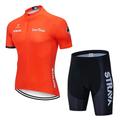 maglia da ciclismo strava maglia da ciclismo manica corta set maglia ciclismo uniformes abbigliamento da bici ad asciugatura rapida mtb jersey (colore : c4, taglia : l)