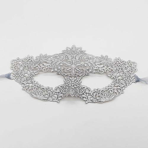 maschera da ballo di carnevale maschera di pizzo a doppia garza maschera da festa in maschera maschera di pizzo mezza faccia accessori