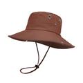 Per uomo Cappelli da pescatore Cappello da sole Cappello da pescatore Cappello Boonie Cappello da escursione Nero Blu Poliestere Viaggi Stile da spiaggia Esterno Da mare Liscio Protezione solare UV