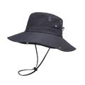 Per uomo Cappelli da pescatore Cappello da sole Cappello da pescatore Cappello Boonie Cappello da escursione Nero Blu Poliestere Viaggi Stile da spiaggia Esterno Da mare Liscio Protezione solare UV