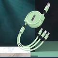 2023 nuovo 3 in 1 cavo USB retrattile cavo del caricatore universale del telefono mobile cavo di ricarica veloce cavo USB per iphone per Samsung per huawei per xiaomi per oppo per google
