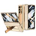 Custodia per telefono per Samsung Galaxy Z Fold 6 Z Fold 5 Z Fold 4 Z Fold 3 con Magsafe con supporto stand con protezione per schermo supporto ricarica wireless PC PU pelle