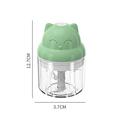 Mini schiacciapatate elettrico da 100/250 ml, tritacarne portatile wireless, tritatutto per alimenti, utensili da cucina