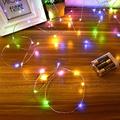 luci stringa led 5m 50 luci stringa led mini filo di rame alimentato a batteria luci fiabesche stellate luci a batteria per la decorazione