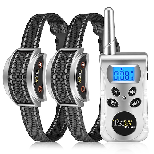 collare per cani antiurto collare vibrante per cani di piccola taglia e media collare per cani vibrante 1600 piedi telecomando ip67 impermeabile
