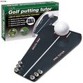 Tutor per il putting da golf Allenatore per il putting da golf Ausilio per il putting da golf correttore per putter da golf con borsa con cerniera gratuita per principianti, professionisti, bambini e