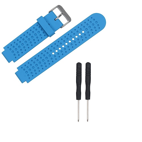 Cinturino per orologio per Garmin Garmin Forerunner 25 Silicone Sostituzione Cinghia Traspirante Cinturino Sportivo Polsino