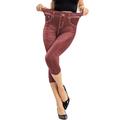 per donna casual / sportivo athleisure leggings pantaloncini capri stampa pantaloni al polpaccio casual weekend elastico fantasia grafica controllo della pancia sollevamento del sedere vita alta