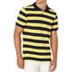 Per uomo POLO Camicia da golf Golf Esterno Informale Collo a polo Collo a polo a costine Manica corta Informale Comodo A strisce Pulsante frontale Bottone giù Estate Primavera Standard Giallo Verde