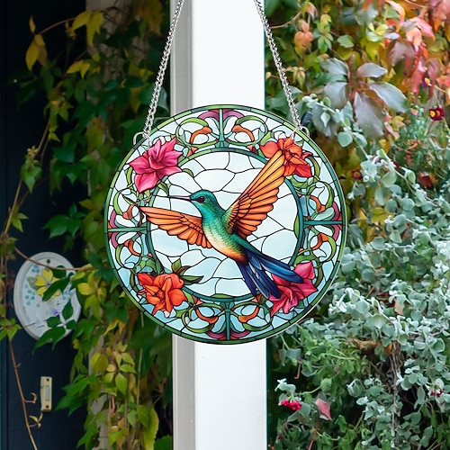 1 acchiappasole da appendere alla parete per uccelli per l'arredamento della casa e del giardino, perfetto per l'arredamento della casa