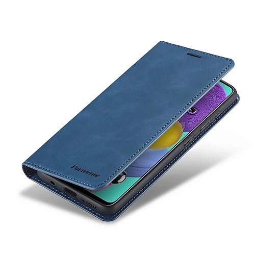 telefono Custodia Per Samsung Galaxy S25 S24 S23 S22 S21 FE S21 Ultra Plus S20 Custodia Integrale Custodia in pelle Custodia Portafoglio con Supporto Flip Portafoglio Tinta unita vera pelle TPU