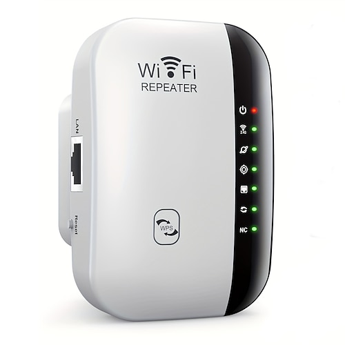 Ripetitore wifi 300mbps, amplificatore di estensione wifi, amplificatore wifi, segnale wi-fi, punto di accesso ripetitore wi-fi wireless a lungo raggio 802.11n