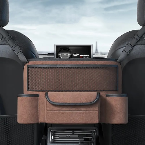 porta borsa per auto tra i sedili porta borsa per auto di grande capacità console automobilistiche organizzatori per l'organizzatore dell'auto per l'archiviazione del telefono dei documenti