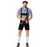 Birra Oktoberfest Costume Lederhosen Maglietta bavarese bavarese Tedesco Prati Per uomo Panno in stile tradizionale Camicia Pantaloncini Cappelli