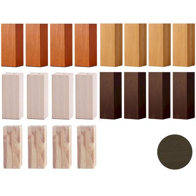 Hasena Füsse Cantu 4er-Set / 30 cm / Eiche brandy, geölt Image