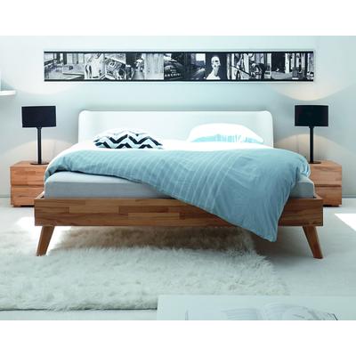 Hasena Wood-Line Massivholzbett Classic Leno/Boga 140x200 cm / Buche walnuss, geölt Image