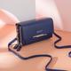 borsa a tracolla nera da donna con dettagli dorati e tracolla regolabile - borsa a tracolla compatta ed elegante per l'uso quotidiano
