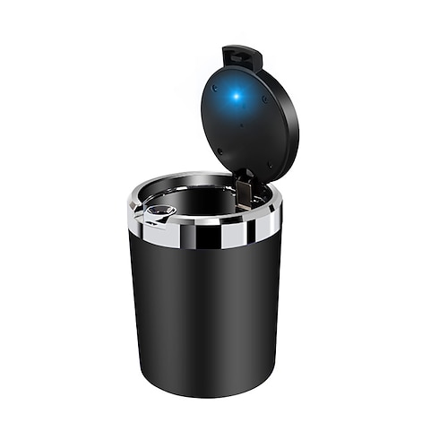 Starfire portatile auto led posacenere con luce blu car styling senza fumo posacenere per audi a3 a4 a5 a6 a7 a8 accessori