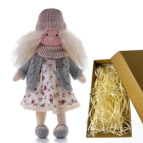 Bambola Waldorf Artisti di bambole fatta a mano mini bambola fai-da-te bambola SZ Regalo di Natale Waldorf