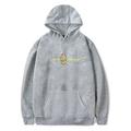 Per uomo Stampa Manica lunga Felpe Con cappuccio Fantastico Originale Inverno Un grigio Un bianco Un nero Abbigliamento progettista Plus Size S M L XL XXL XXXL