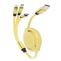Cavo di ricarica multiplo 3,3 piedi Da USB A a Lightning/micro/USB C 2.4 A Cavo di ricarica 3 in 1 Retrattile Per Samsung Xiaomi Huawei Appendini per cellulare